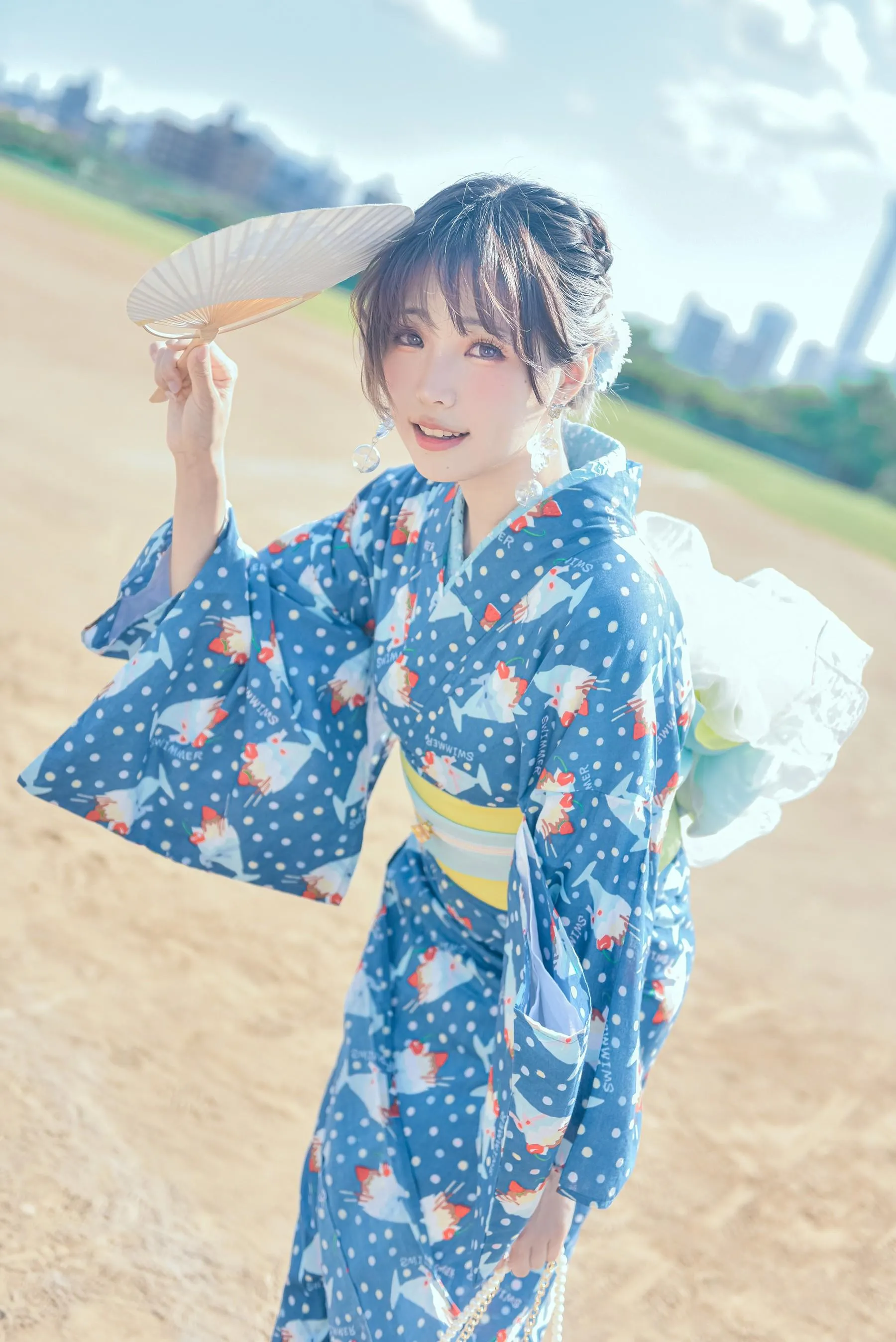 ElyEE子 – NO.119 2023.august A-聖代浴衣 Sundae Yukata [29P]插图4